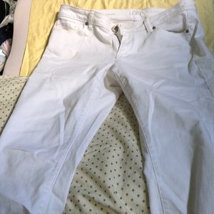 White loft modern skinny ankle